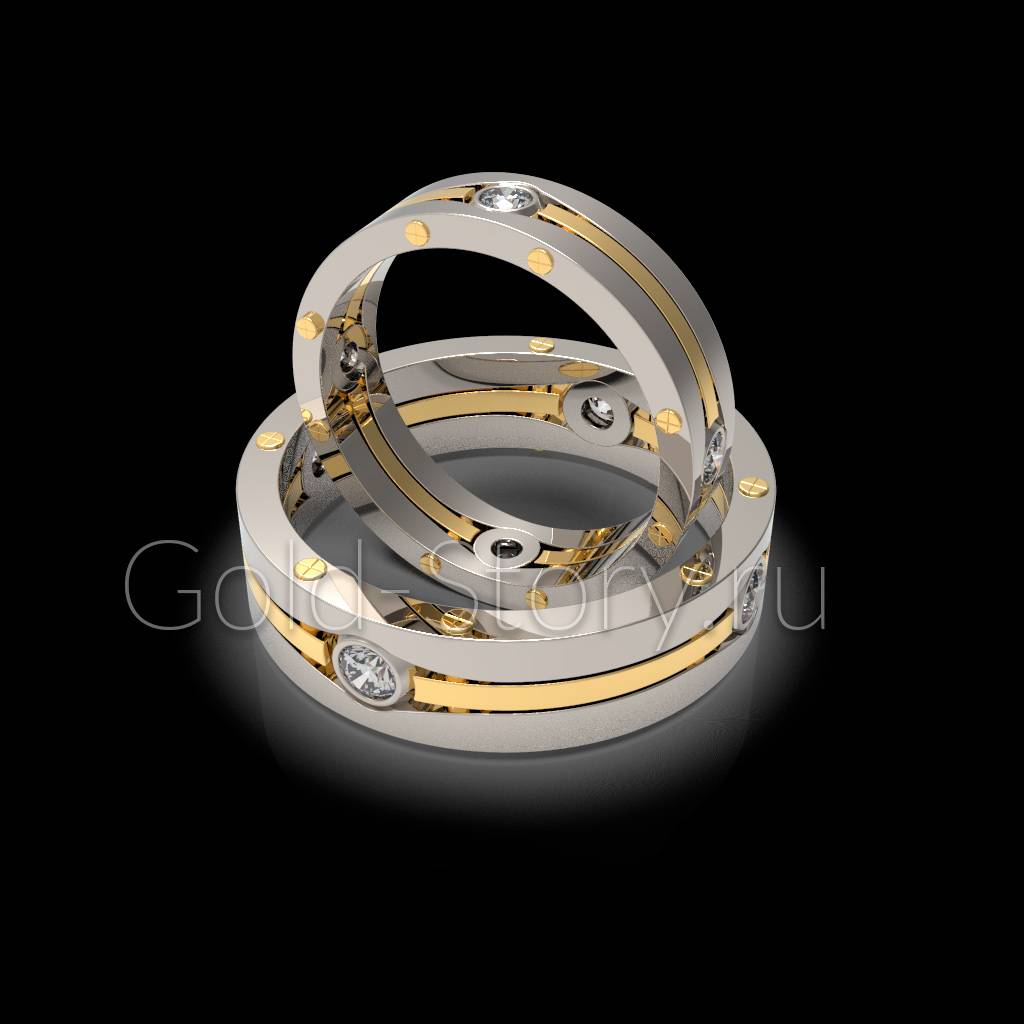 Дизайнерские обручальные кольца
